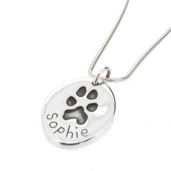 Oval pawprint